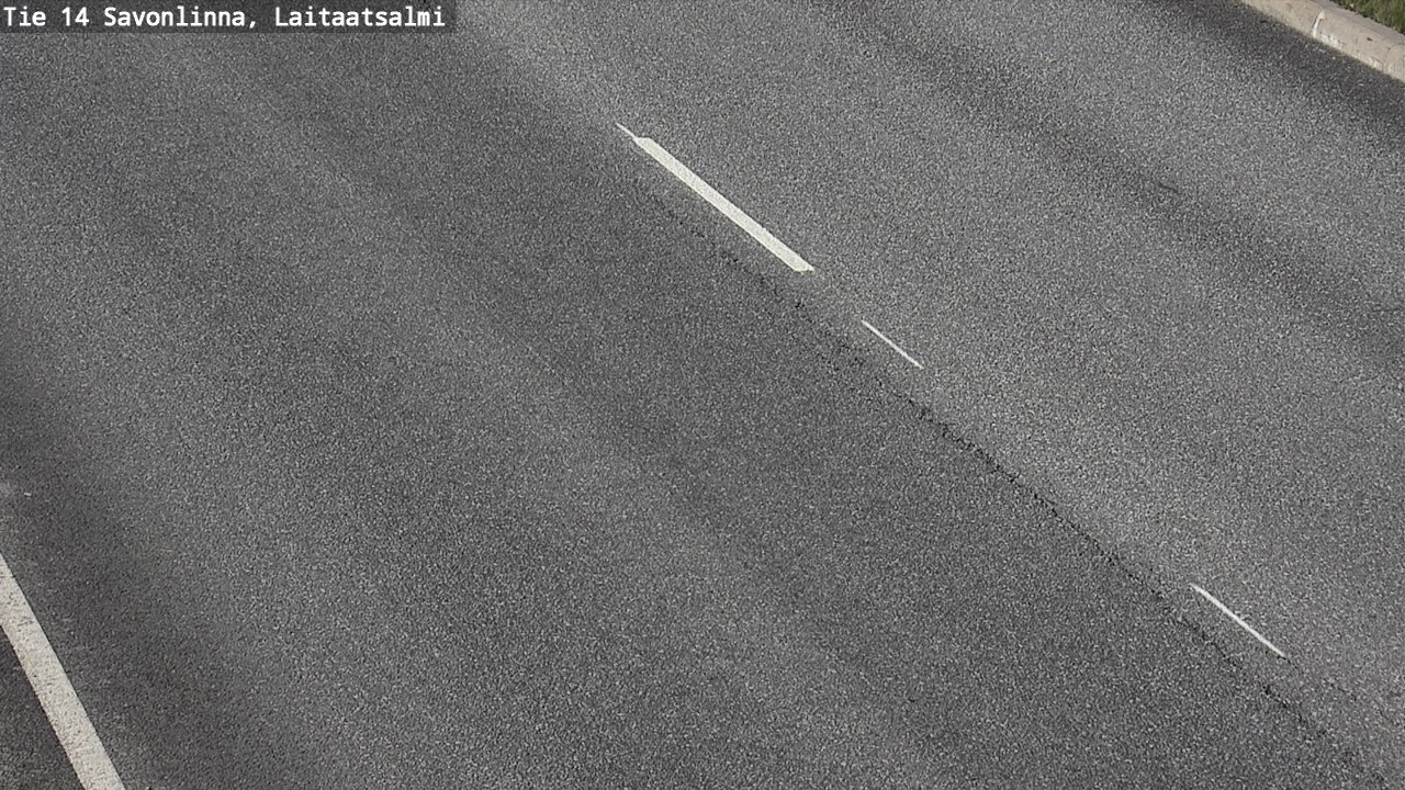 Weather Camera Image Road 14 Savonlinna, Laitaatsalmi, Savonlinna, Etelä-Savo