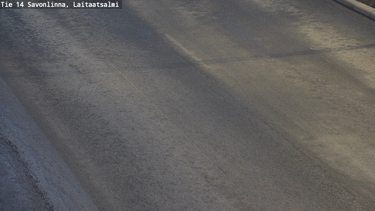 Weather Camera Image Road 14 Savonlinna, Laitaatsalmi, Savonlinna, Etelä-Savo