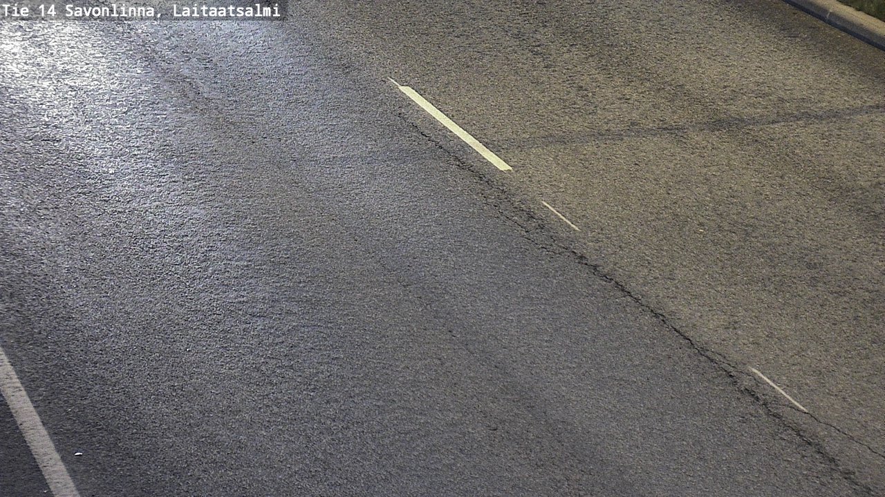Weather Camera Image Väg 14 Nyslott, Laitaatsalmi, Savonlinna, Etelä-Savo