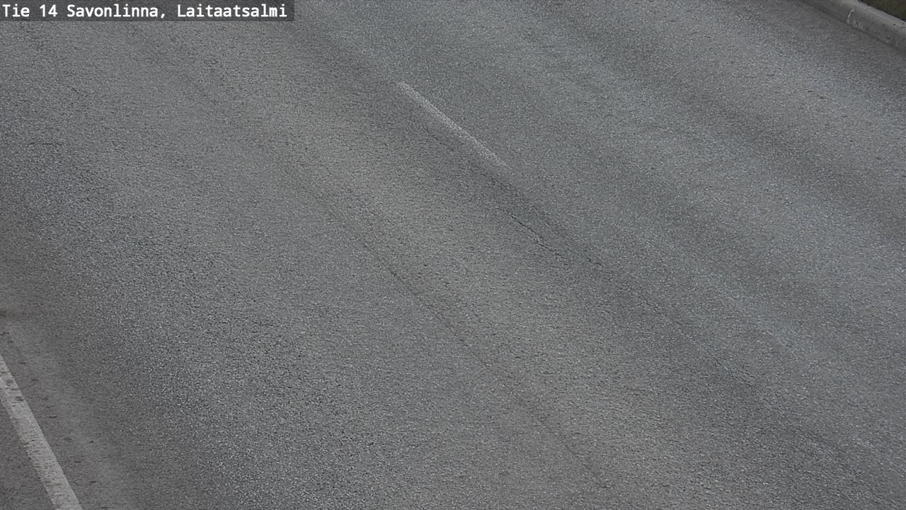 Weather Camera Image Väg 14 Nyslott, Laitaatsalmi, Savonlinna, Etelä-Savo