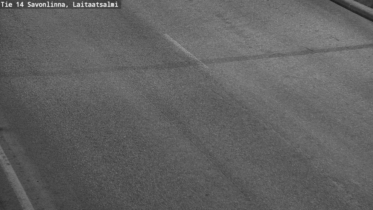 Weather Camera Image Road 14 Savonlinna, Laitaatsalmi, Savonlinna, Etelä-Savo