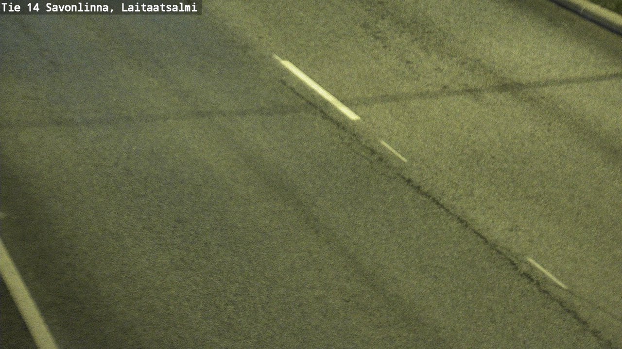 Weather Camera Image Väg 14 Nyslott, Laitaatsalmi, Savonlinna, Etelä-Savo
