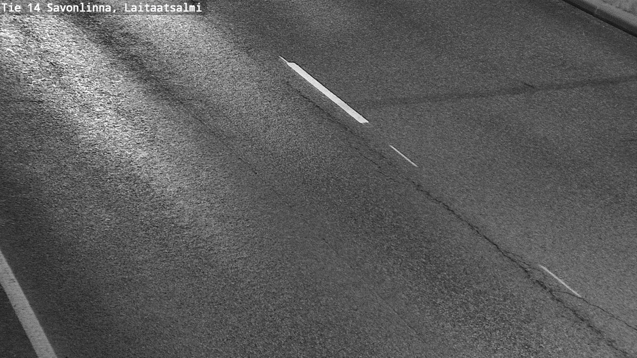 Weather Camera Image Väg 14 Nyslott, Laitaatsalmi, Savonlinna, Etelä-Savo