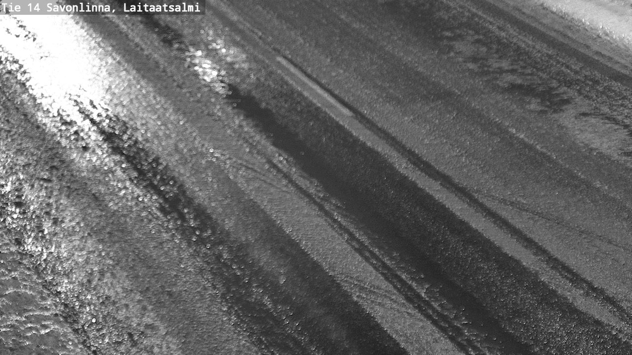 Weather Camera Image Väg 14 Nyslott, Laitaatsalmi, Savonlinna, Etelä-Savo