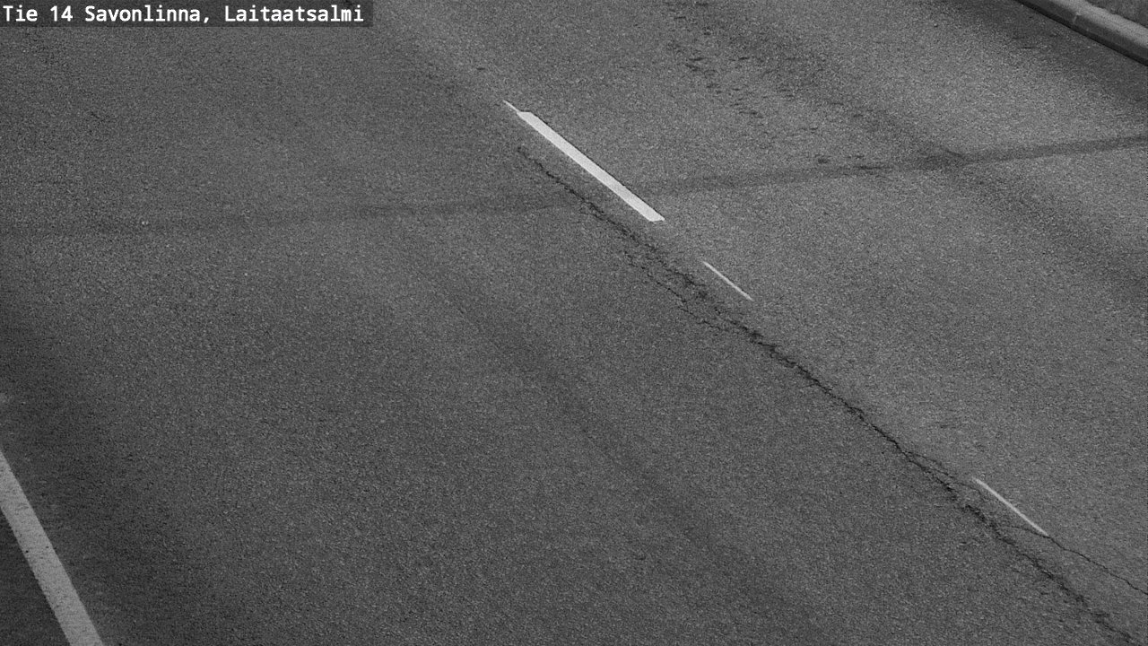 Weather Camera Image Väg 14 Nyslott, Laitaatsalmi, Savonlinna, Etelä-Savo