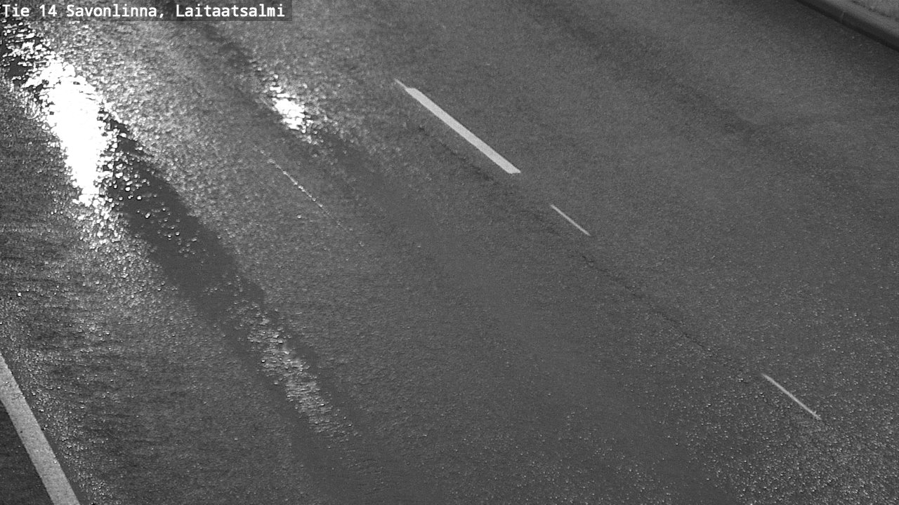 Weather Camera Image Väg 14 Nyslott, Laitaatsalmi, Savonlinna, Etelä-Savo