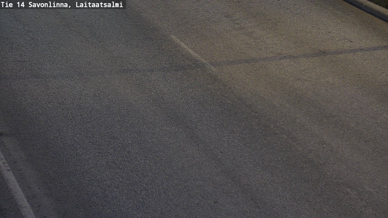 Weather Camera Image Väg 14 Nyslott, Laitaatsalmi, Savonlinna, Etelä-Savo