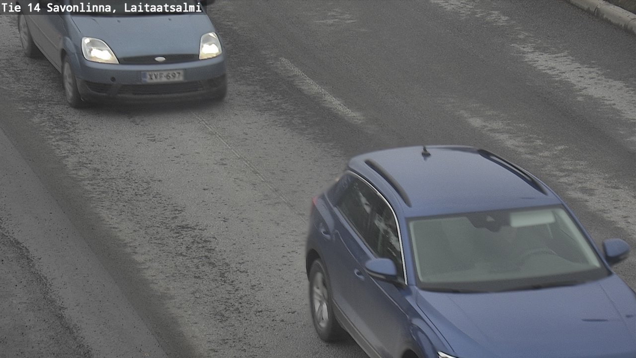 Weather Camera Image Road 14 Savonlinna, Laitaatsalmi, Savonlinna, Etelä-Savo