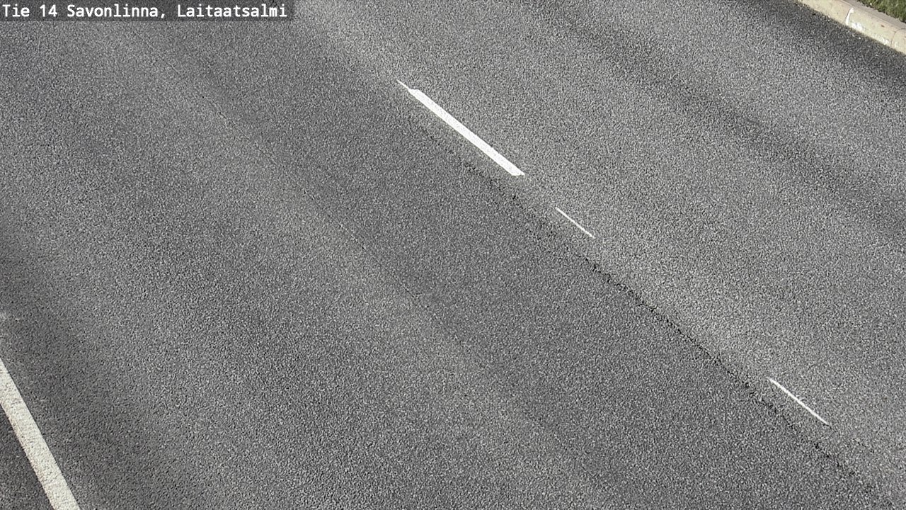 Weather Camera Image Road 14 Savonlinna, Laitaatsalmi, Savonlinna, Etelä-Savo