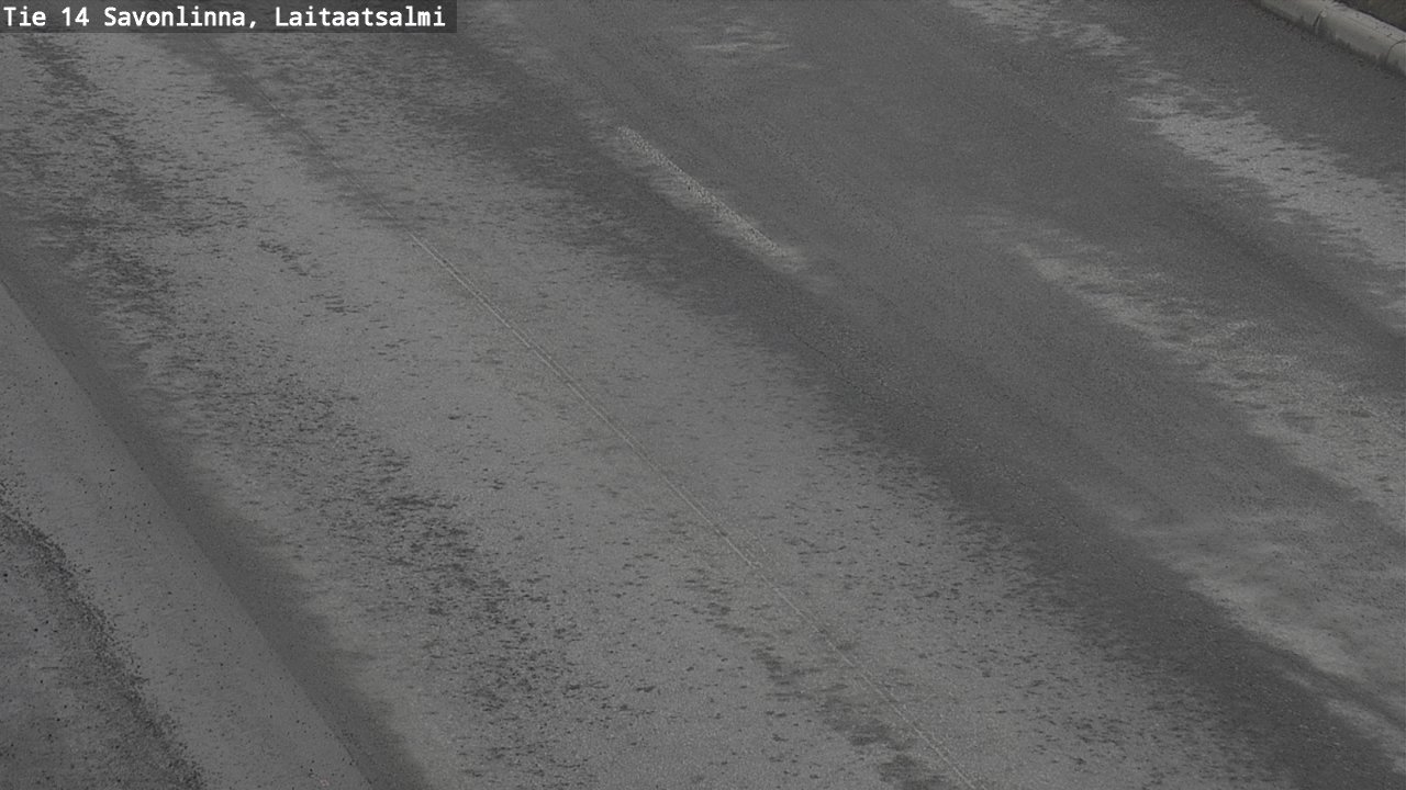 Weather Camera Image Road 14 Savonlinna, Laitaatsalmi, Savonlinna, Etelä-Savo