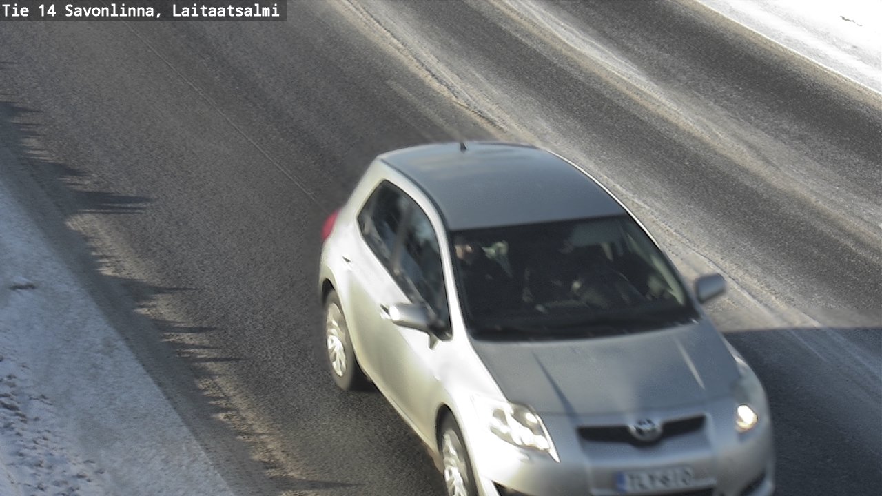 Weather Camera Image Väg 14 Nyslott, Laitaatsalmi, Savonlinna, Etelä-Savo