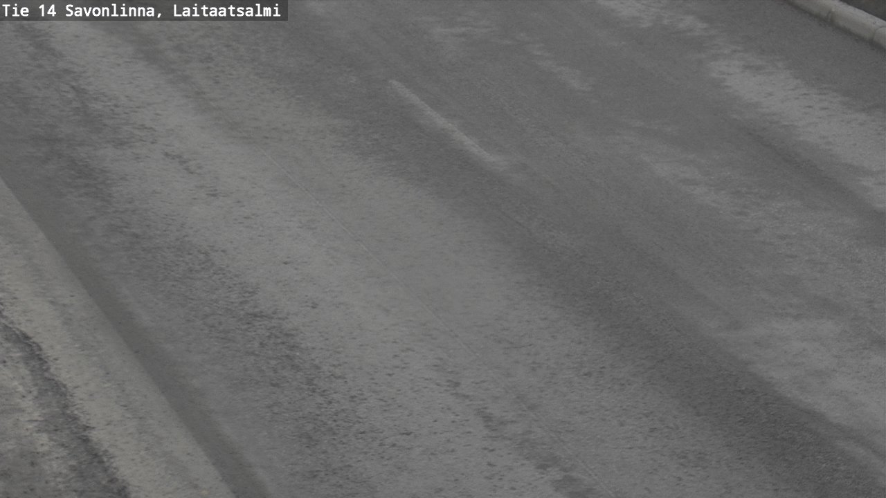 Weather Camera Image Väg 14 Nyslott, Laitaatsalmi, Savonlinna, Etelä-Savo
