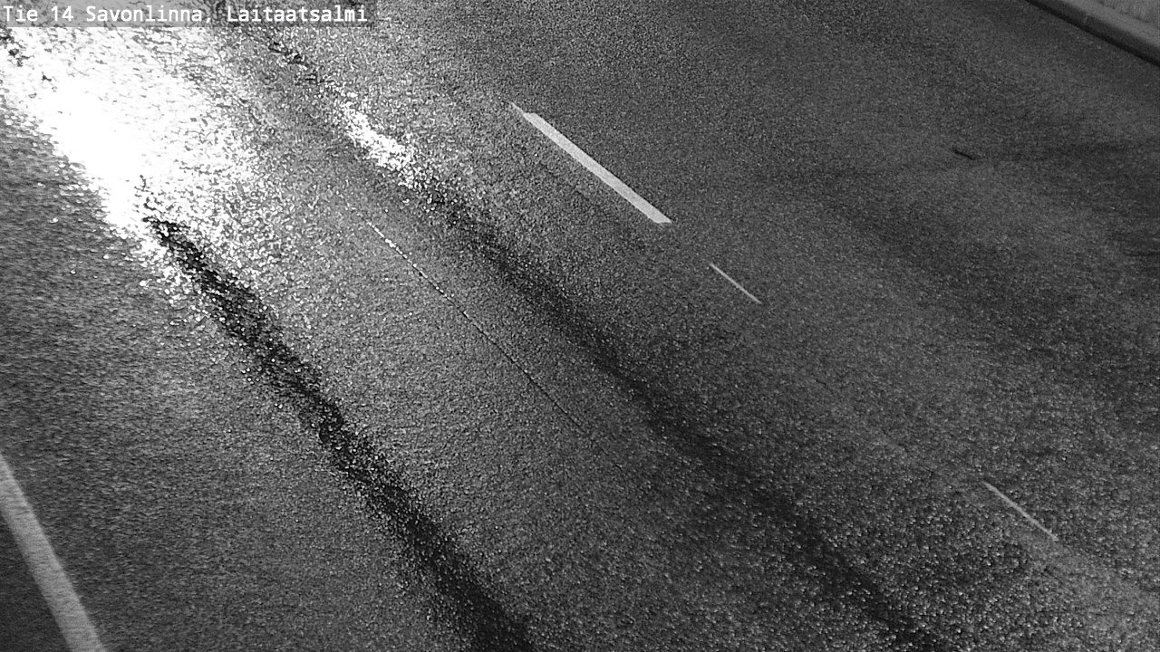 Weather Camera Image Väg 14 Nyslott, Laitaatsalmi, Savonlinna, Etelä-Savo