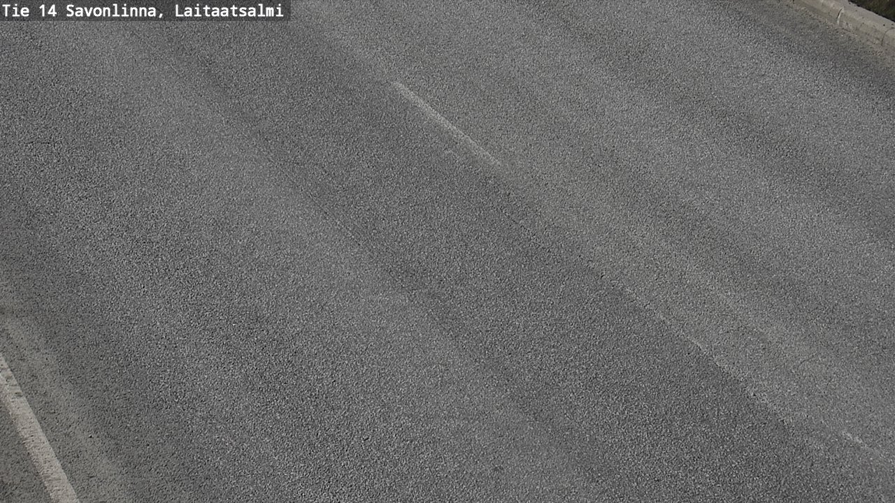 Weather Camera Image Väg 14 Nyslott, Laitaatsalmi, Savonlinna, Etelä-Savo