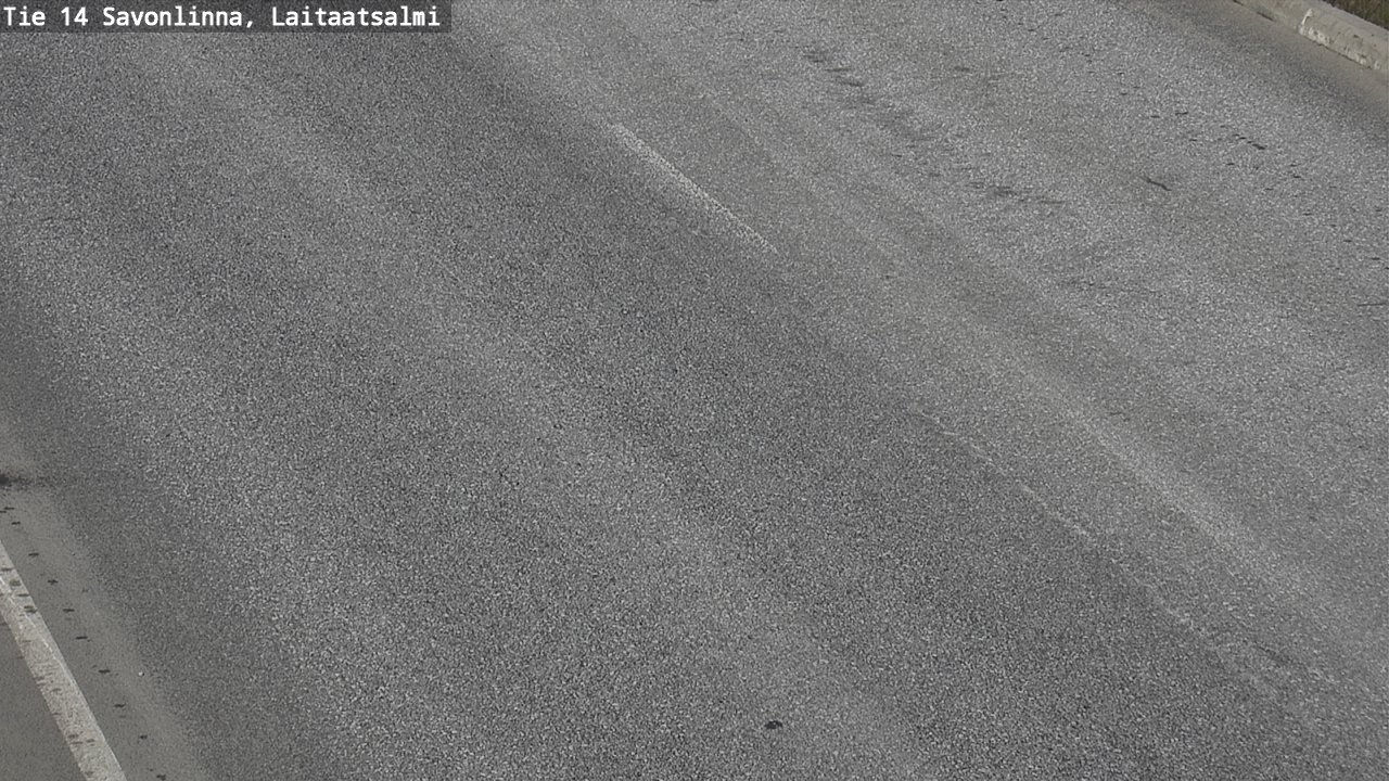 Weather Camera Image Väg 14 Nyslott, Laitaatsalmi, Savonlinna, Etelä-Savo