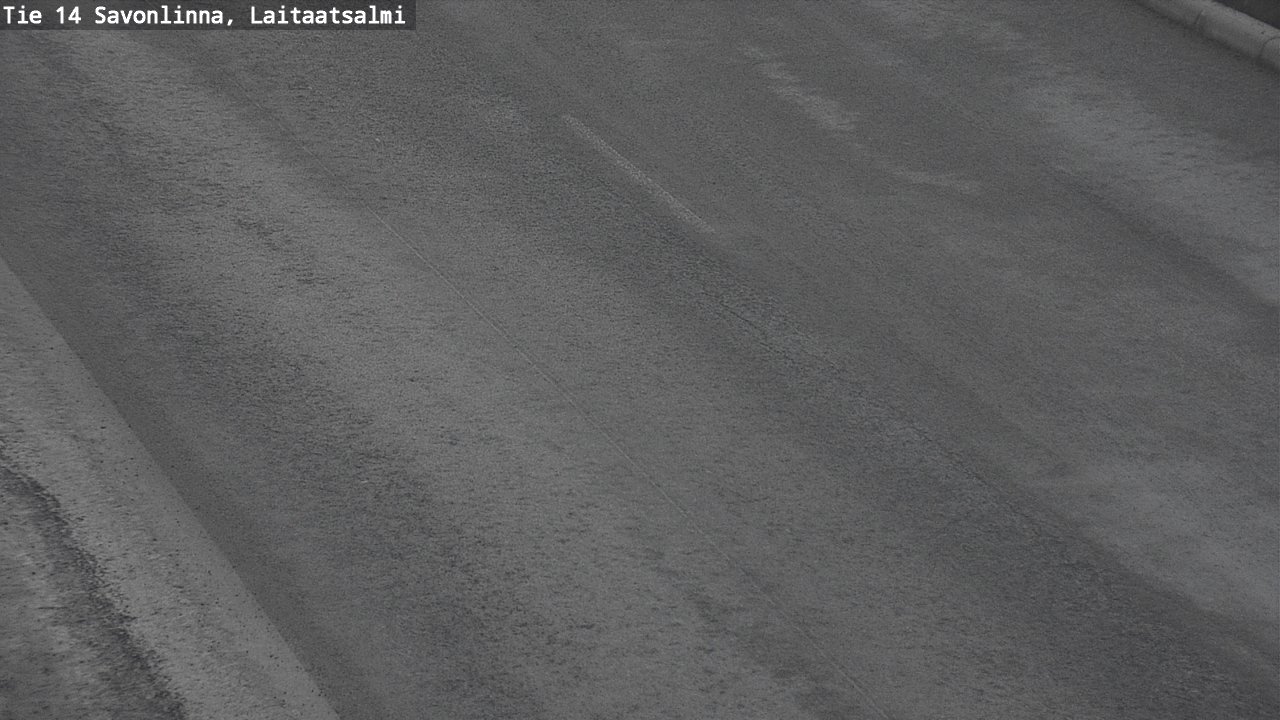 Weather Camera Image Road 14 Savonlinna, Laitaatsalmi, Savonlinna, Etelä-Savo