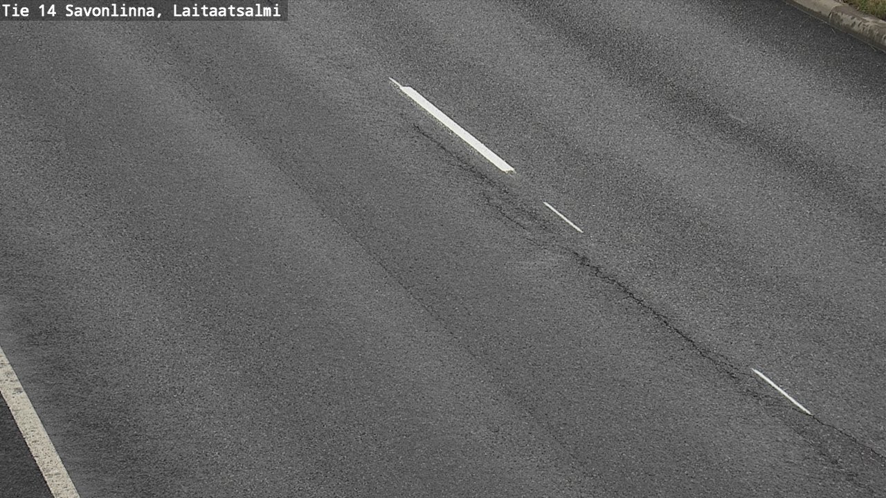 Weather Camera Image Road 14 Savonlinna, Laitaatsalmi, Savonlinna, Etelä-Savo