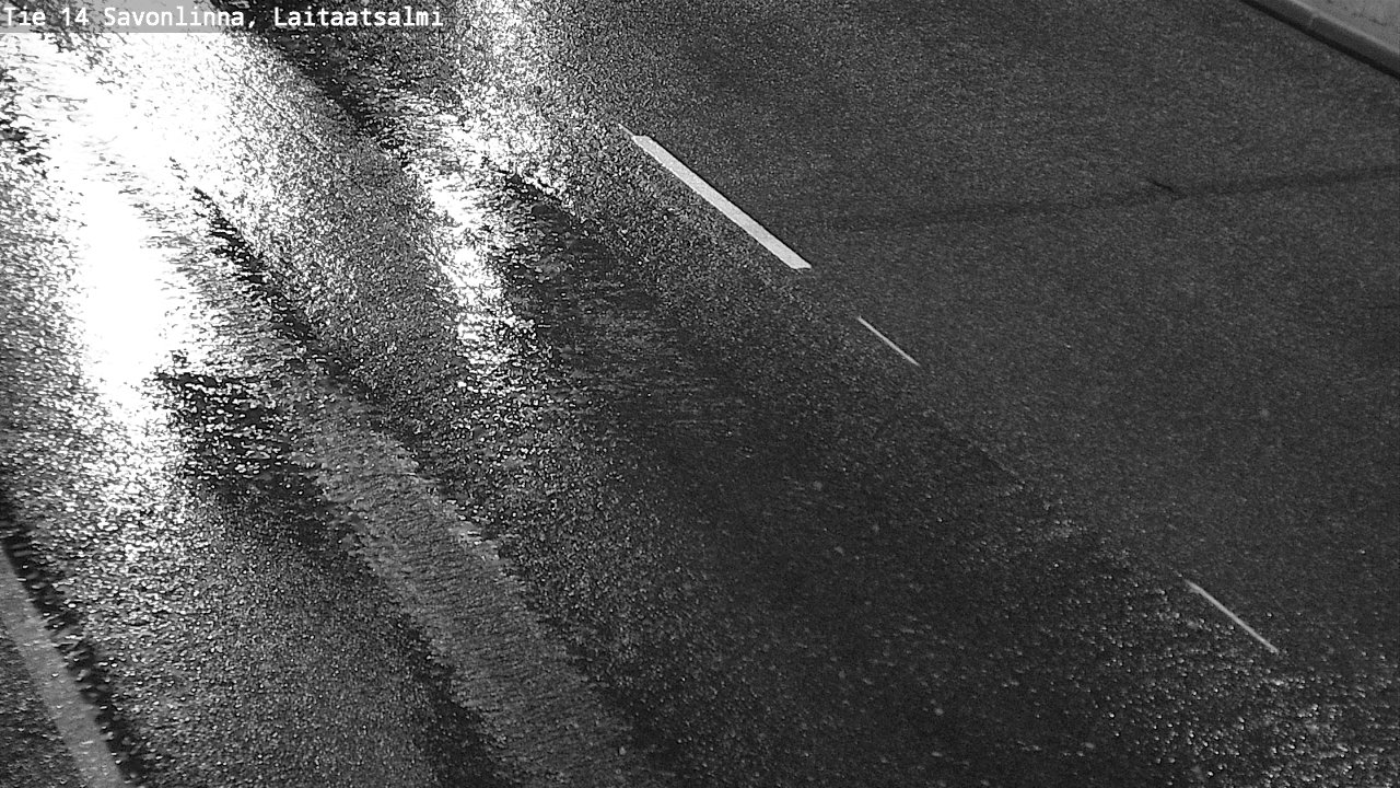 Weather Camera Image Väg 14 Nyslott, Laitaatsalmi, Savonlinna, Etelä-Savo