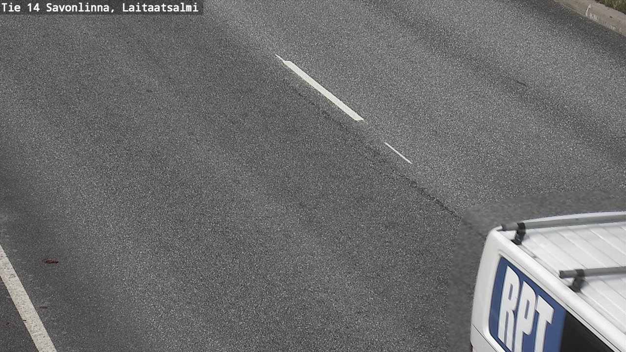Weather Camera Image Väg 14 Nyslott, Laitaatsalmi, Savonlinna, Etelä-Savo