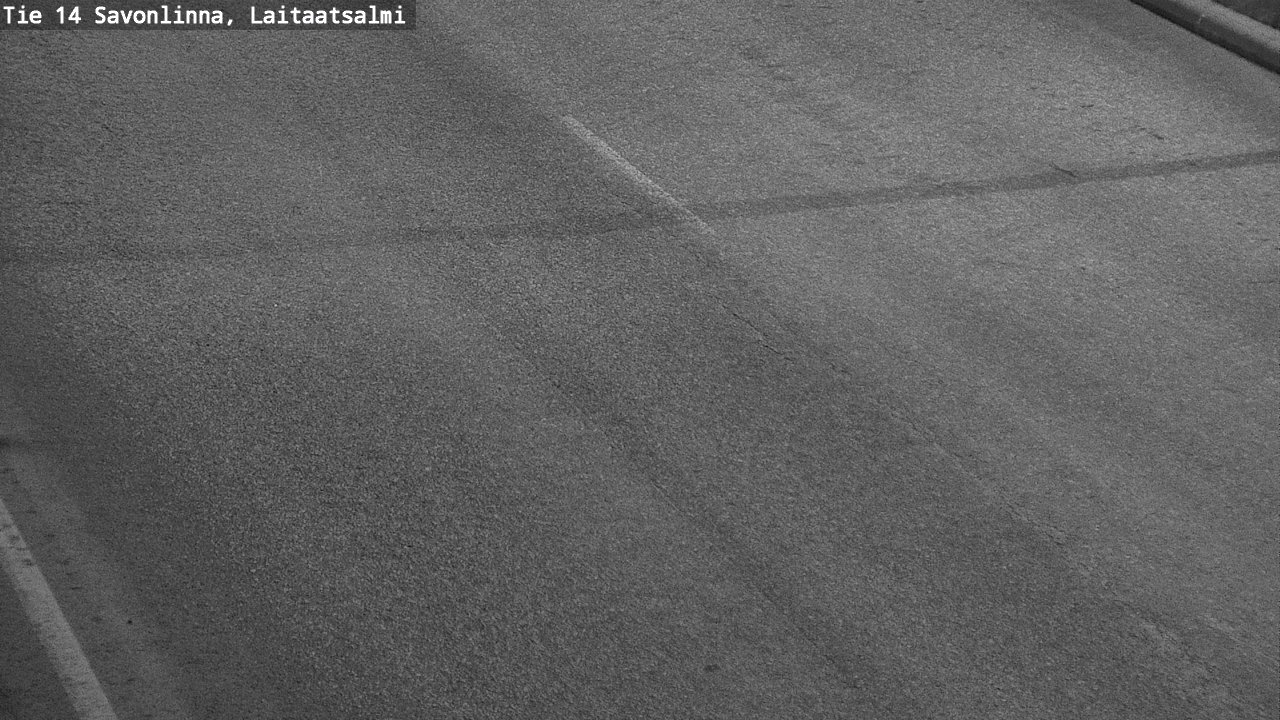 Weather Camera Image Väg 14 Nyslott, Laitaatsalmi, Savonlinna, Etelä-Savo