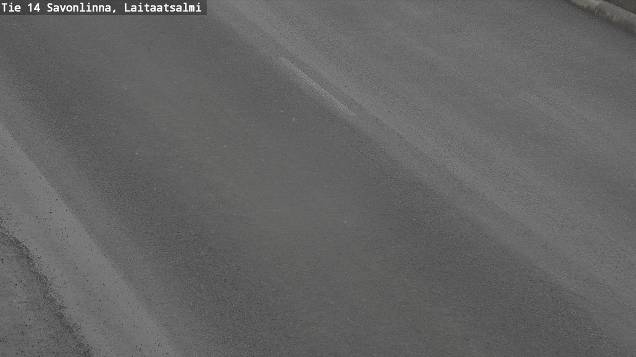 Weather Camera Image Road 14 Savonlinna, Laitaatsalmi, Savonlinna, Etelä-Savo