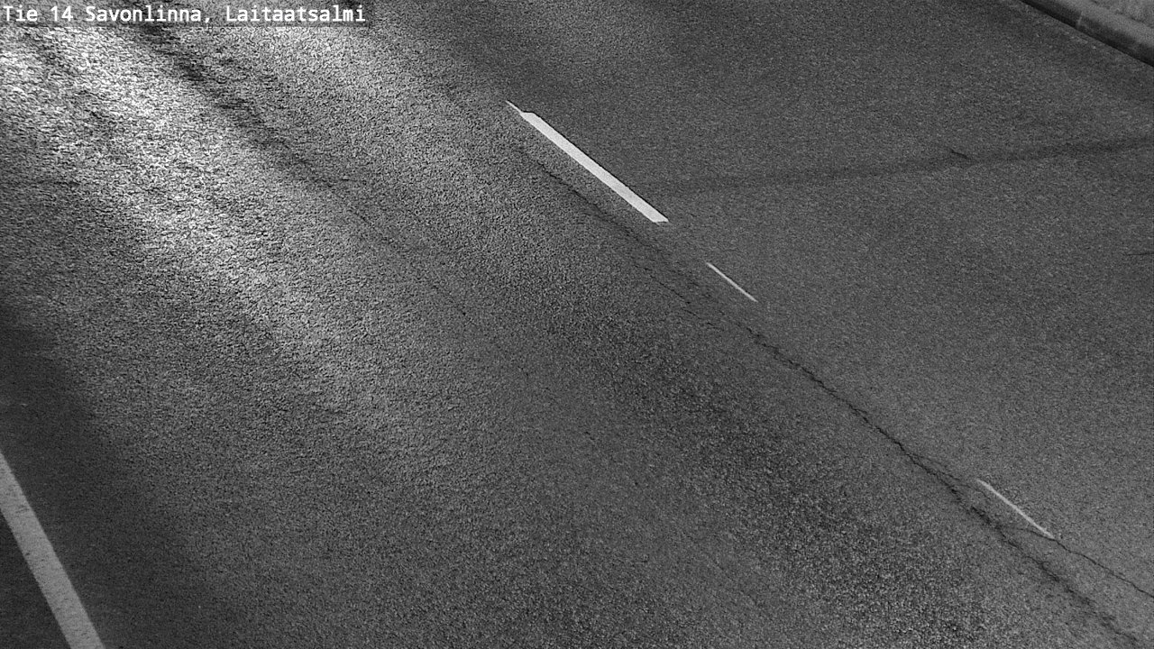 Weather Camera Image Väg 14 Nyslott, Laitaatsalmi, Savonlinna, Etelä-Savo