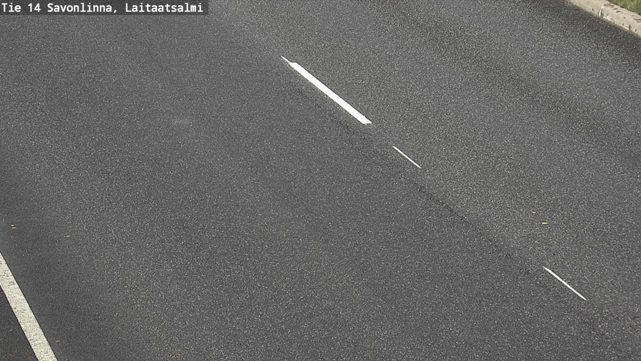 Weather Camera Image Väg 14 Nyslott, Laitaatsalmi, Savonlinna, Etelä-Savo