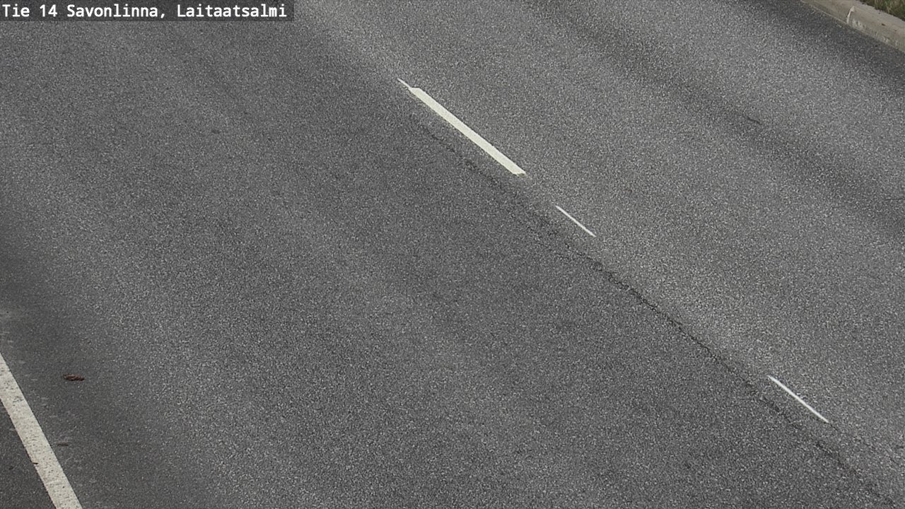 Weather Camera Image Väg 14 Nyslott, Laitaatsalmi, Savonlinna, Etelä-Savo