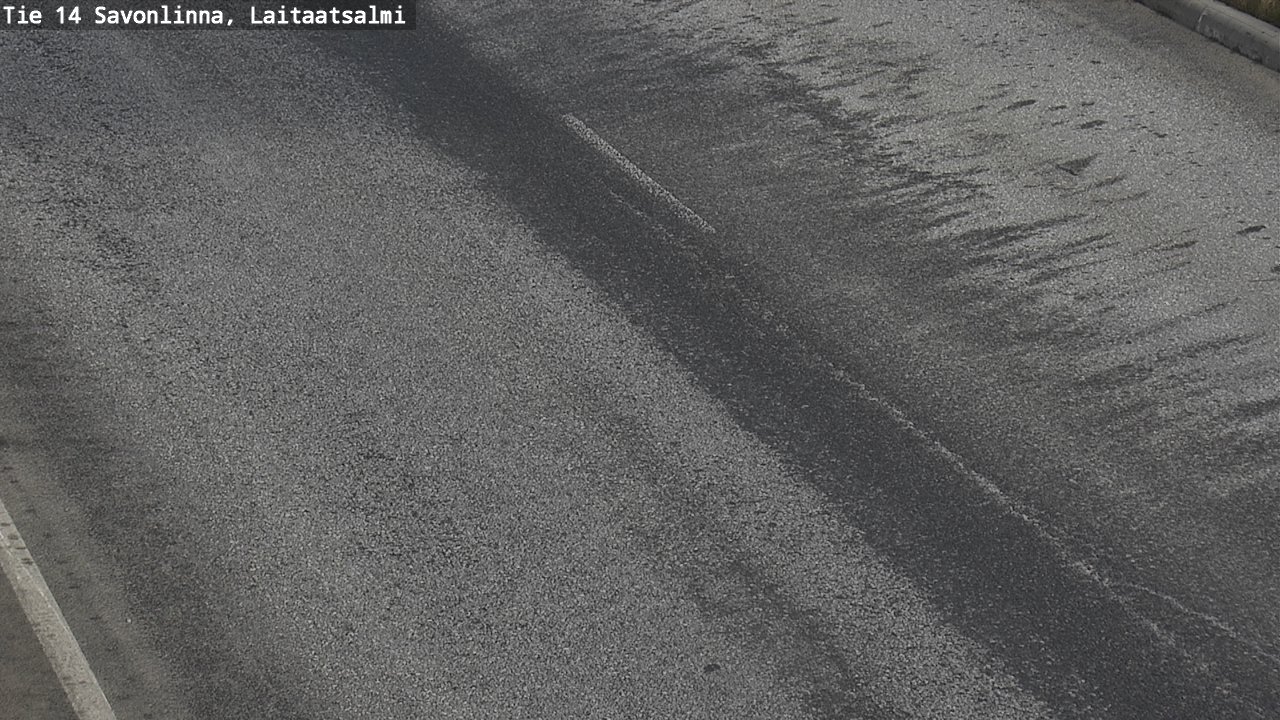Weather Camera Image Väg 14 Nyslott, Laitaatsalmi, Savonlinna, Etelä-Savo
