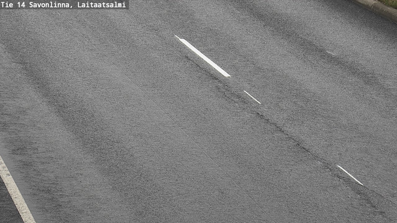 Weather Camera Image Road 14 Savonlinna, Laitaatsalmi, Savonlinna, Etelä-Savo