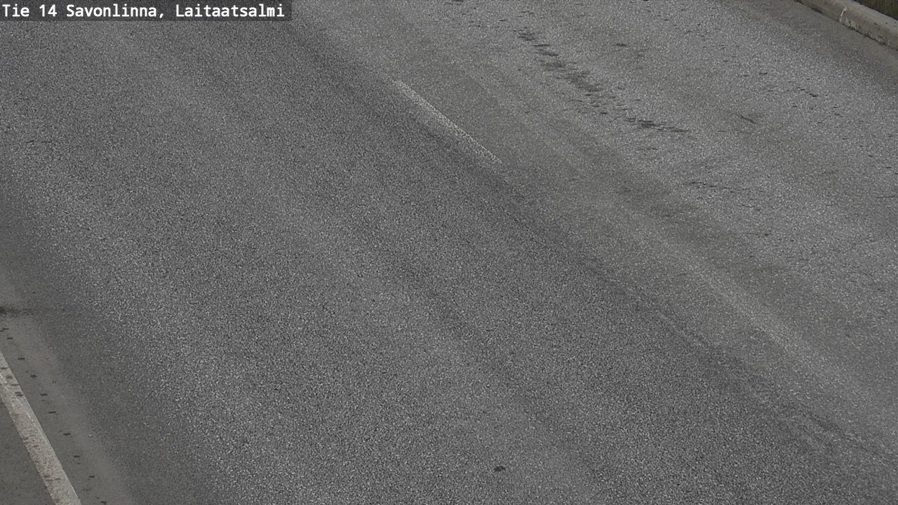 Weather Camera Image Väg 14 Nyslott, Laitaatsalmi, Savonlinna, Etelä-Savo