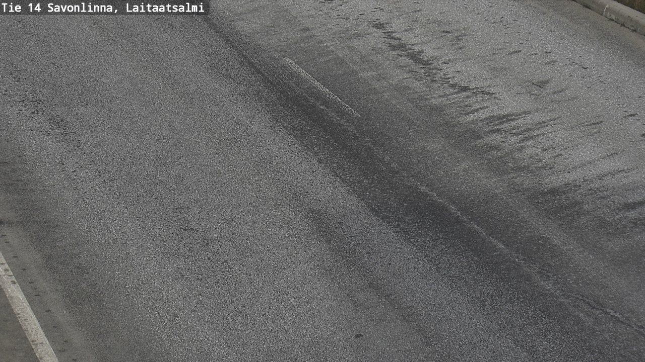 Weather Camera Image Väg 14 Nyslott, Laitaatsalmi, Savonlinna, Etelä-Savo