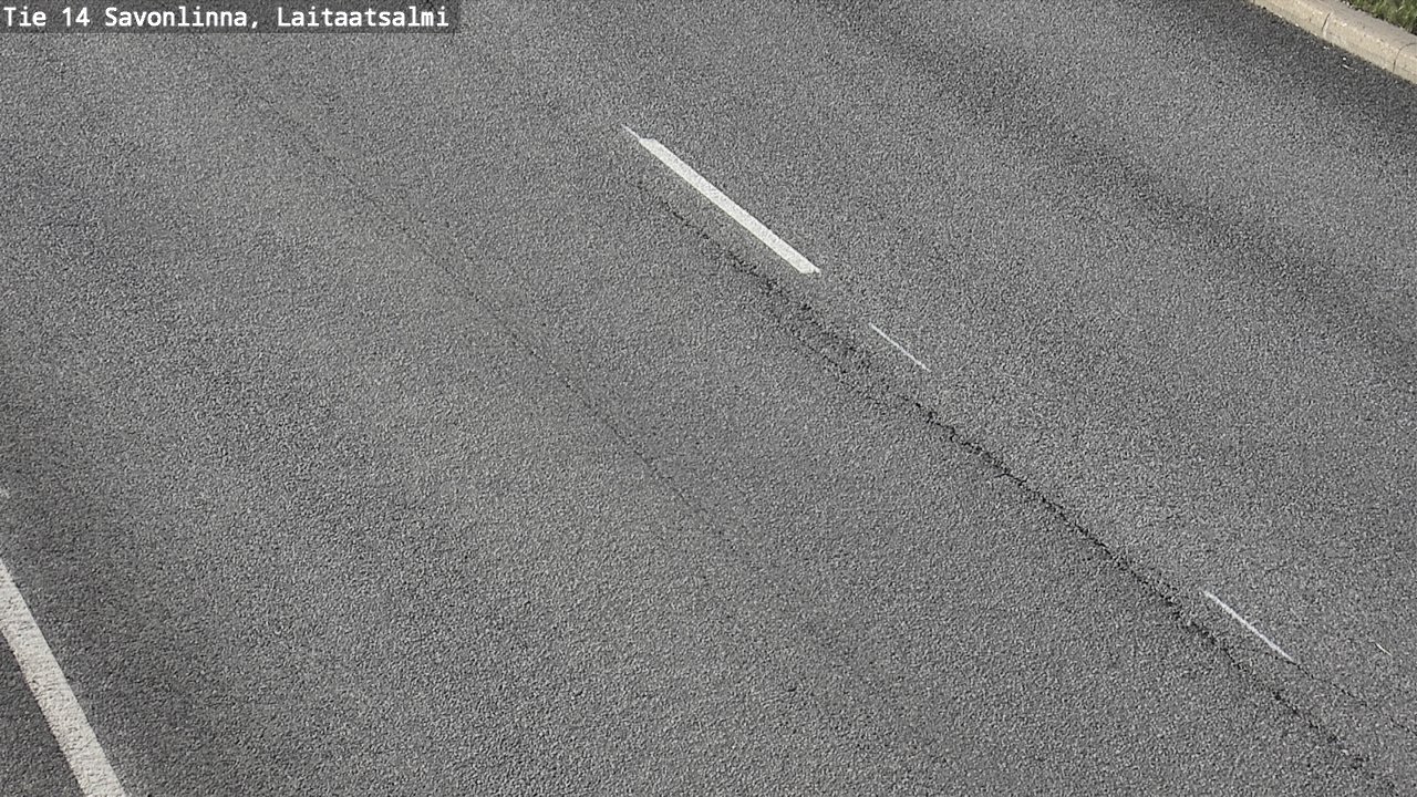 Weather Camera Image Väg 14 Nyslott, Laitaatsalmi, Savonlinna, Etelä-Savo