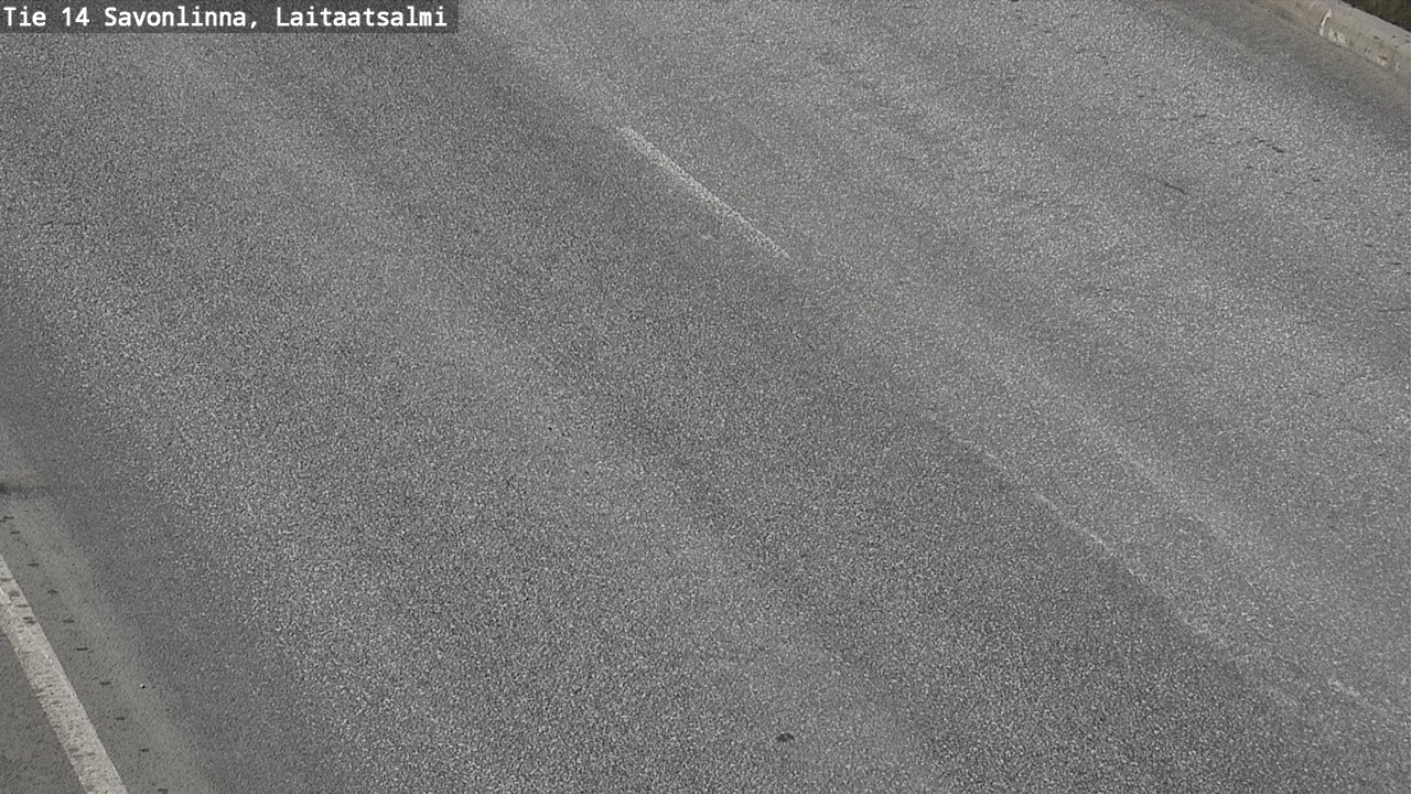 Weather Camera Image Väg 14 Nyslott, Laitaatsalmi, Savonlinna, Etelä-Savo
