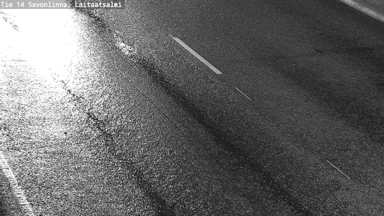 Weather Camera Image Väg 14 Nyslott, Laitaatsalmi, Savonlinna, Etelä-Savo