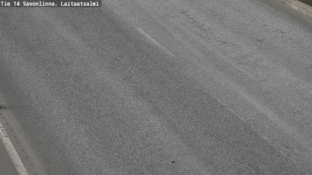 Weather Camera Image Väg 14 Nyslott, Laitaatsalmi, Savonlinna, Etelä-Savo