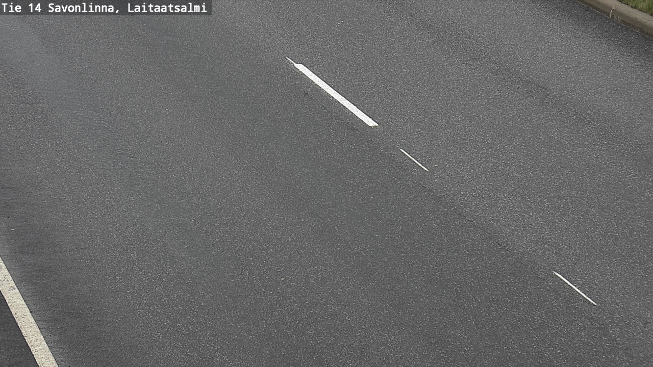 Weather Camera Image Väg 14 Nyslott, Laitaatsalmi, Savonlinna, Etelä-Savo