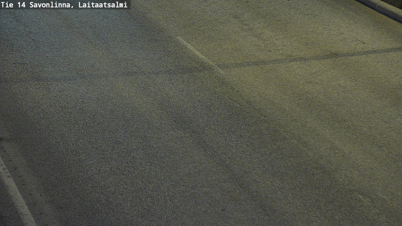 Weather Camera Image Väg 14 Nyslott, Laitaatsalmi, Savonlinna, Etelä-Savo