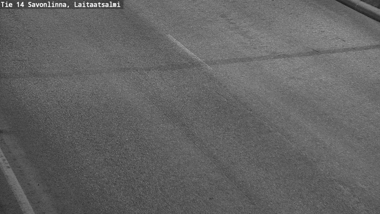 Weather Camera Image Väg 14 Nyslott, Laitaatsalmi, Savonlinna, Etelä-Savo