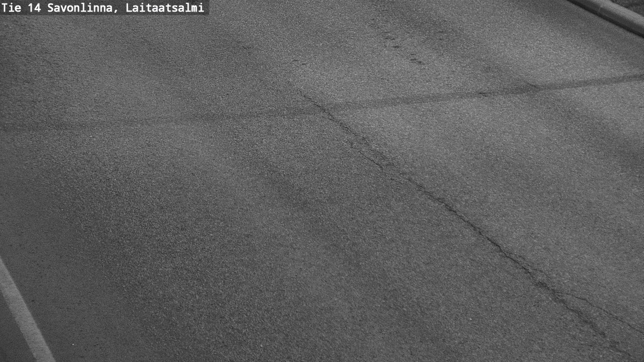 Weather Camera Image Road 14 Savonlinna, Laitaatsalmi, Savonlinna, Etelä-Savo