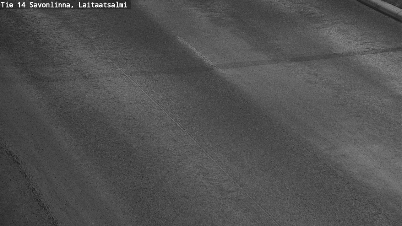Weather Camera Image Road 14 Savonlinna, Laitaatsalmi, Savonlinna, Etelä-Savo