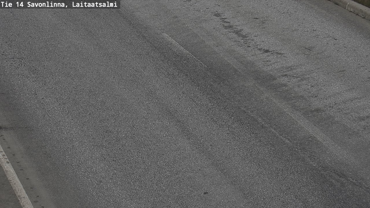 Weather Camera Image Väg 14 Nyslott, Laitaatsalmi, Savonlinna, Etelä-Savo
