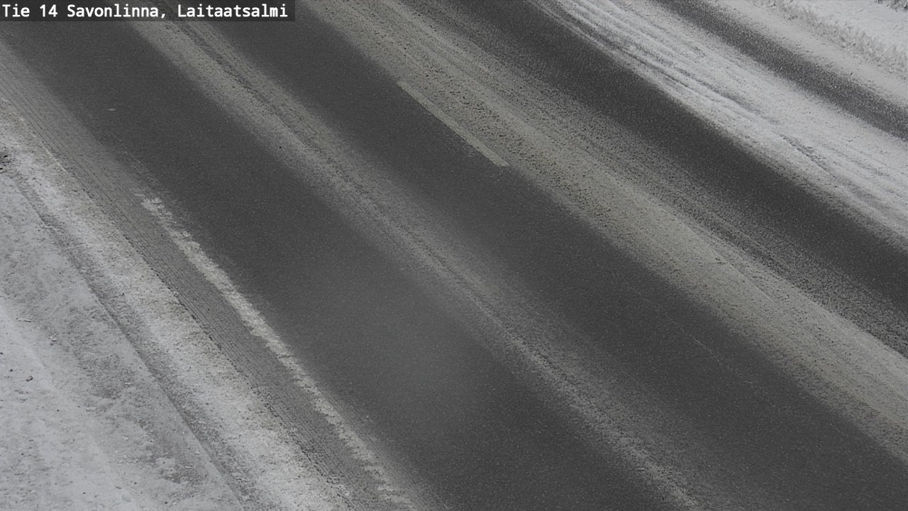 Weather Camera Image Väg 14 Nyslott, Laitaatsalmi, Savonlinna, Etelä-Savo