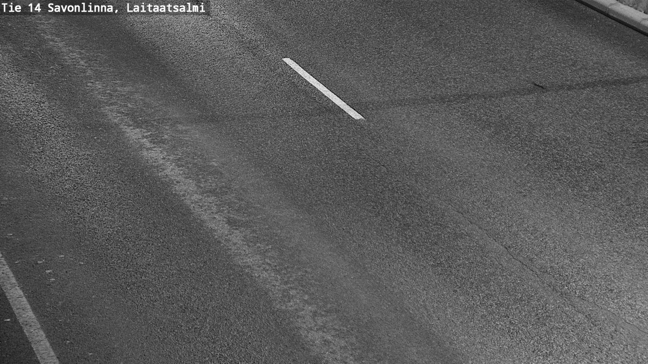 Weather Camera Image Road 14 Savonlinna, Laitaatsalmi, Savonlinna, Etelä-Savo