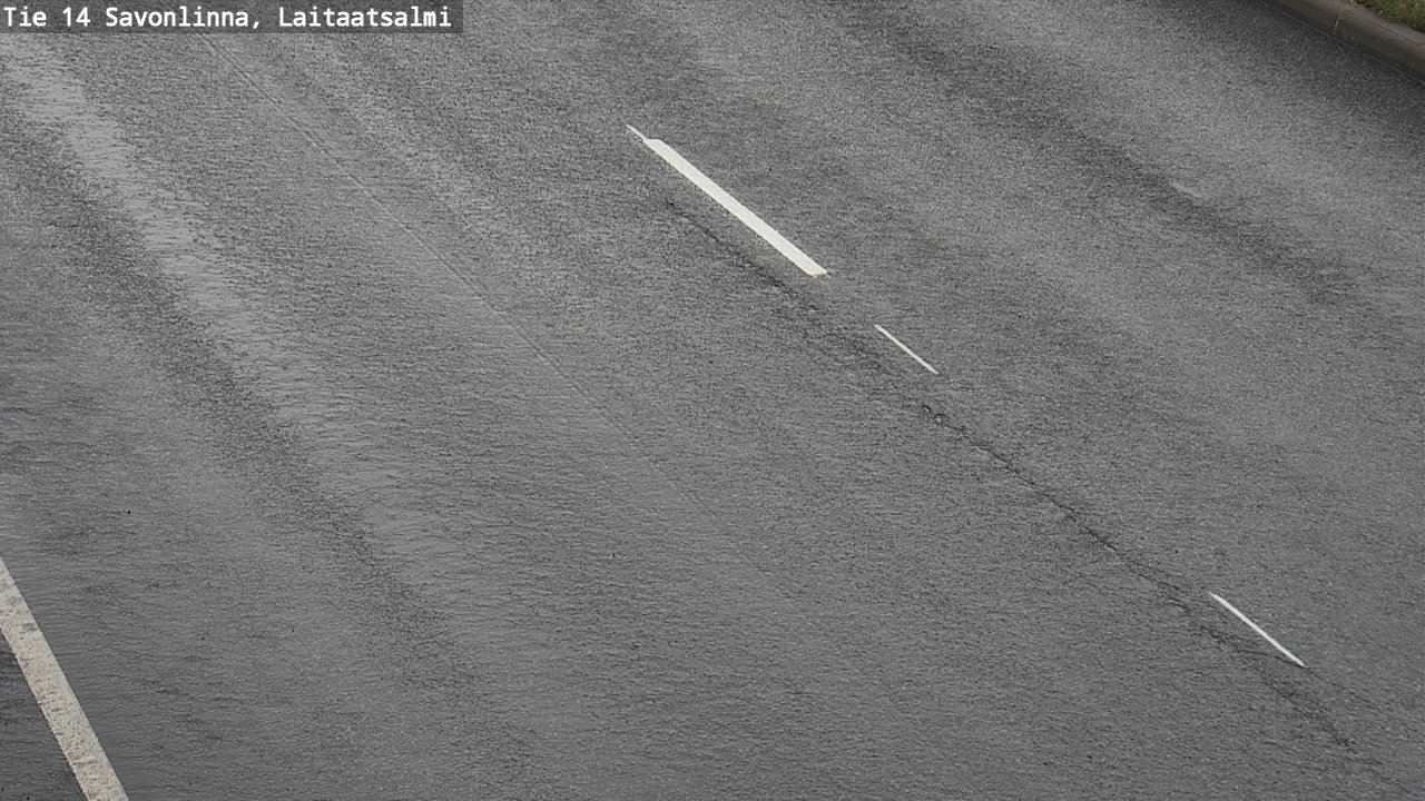 Weather Camera Image Road 14 Savonlinna, Laitaatsalmi, Savonlinna, Etelä-Savo