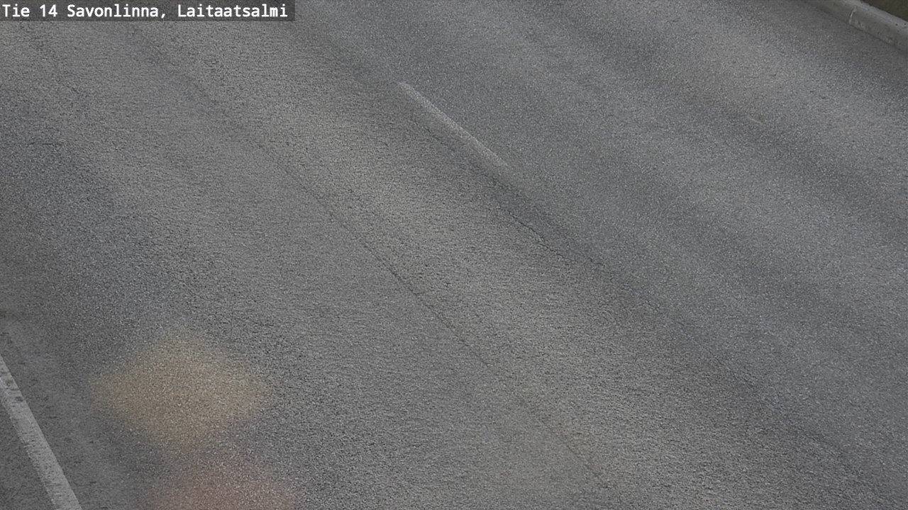 Weather Camera Image Väg 14 Nyslott, Laitaatsalmi, Savonlinna, Etelä-Savo