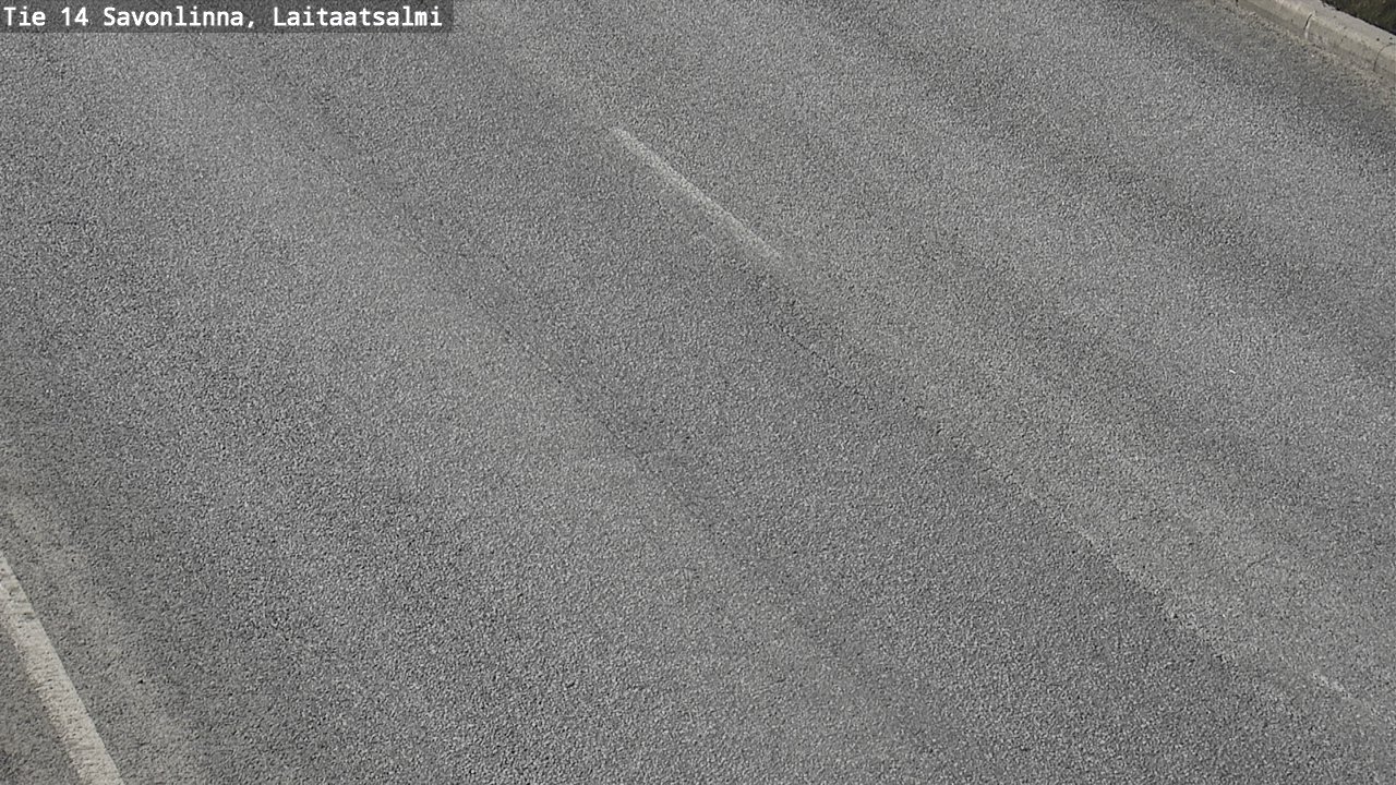 Weather Camera Image Väg 14 Nyslott, Laitaatsalmi, Savonlinna, Etelä-Savo