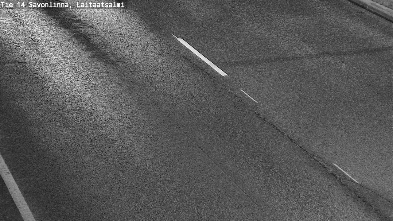 Weather Camera Image Väg 14 Nyslott, Laitaatsalmi, Savonlinna, Etelä-Savo