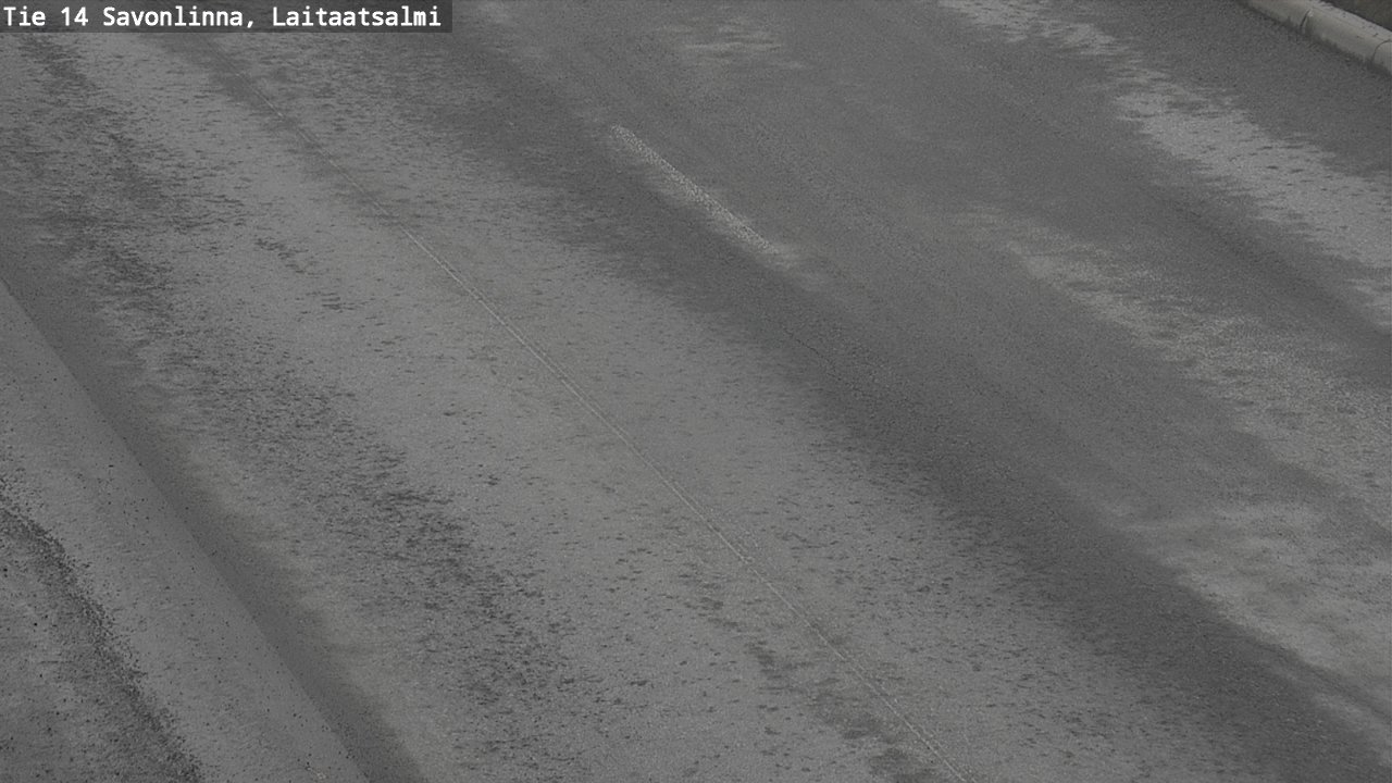 Weather Camera Image Väg 14 Nyslott, Laitaatsalmi, Savonlinna, Etelä-Savo