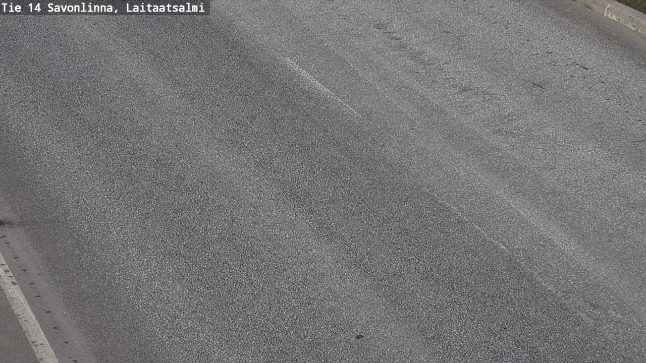 Weather Camera Image Väg 14 Nyslott, Laitaatsalmi, Savonlinna, Etelä-Savo